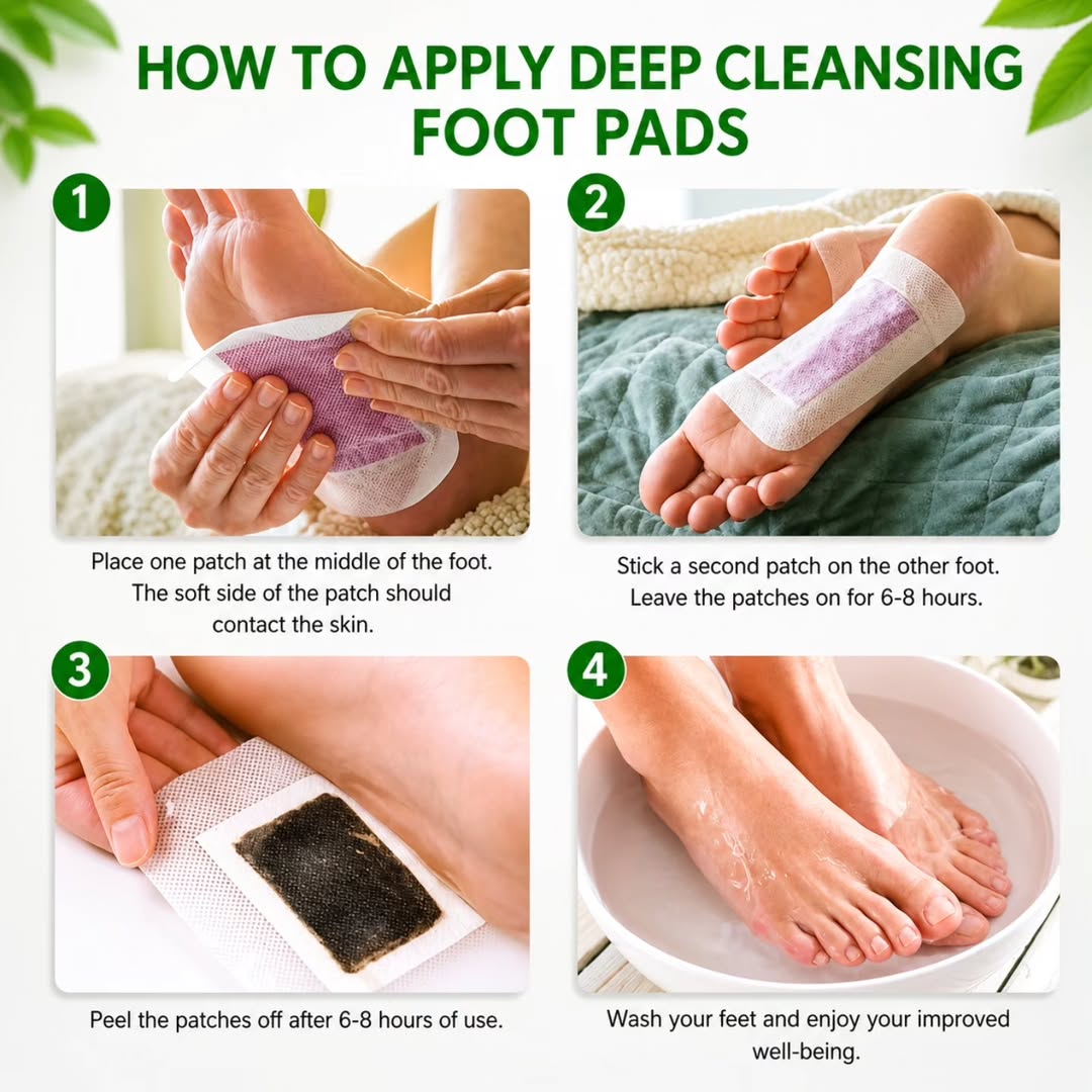 Detox Foot Patches with Natural herbal ingredients (Pack of 5)