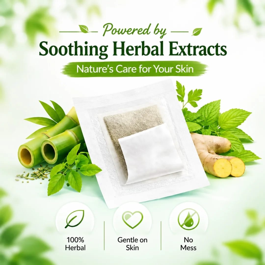 Detox Foot Patches with Natural herbal ingredients (Pack of 5)