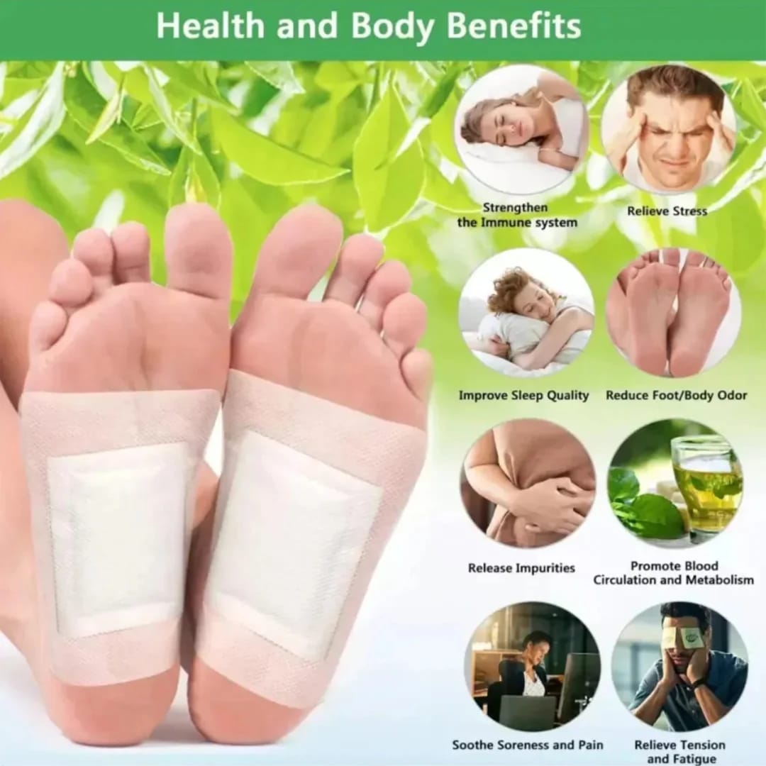 Detox Foot Patches with Natural herbal ingredients (Pack of 5)