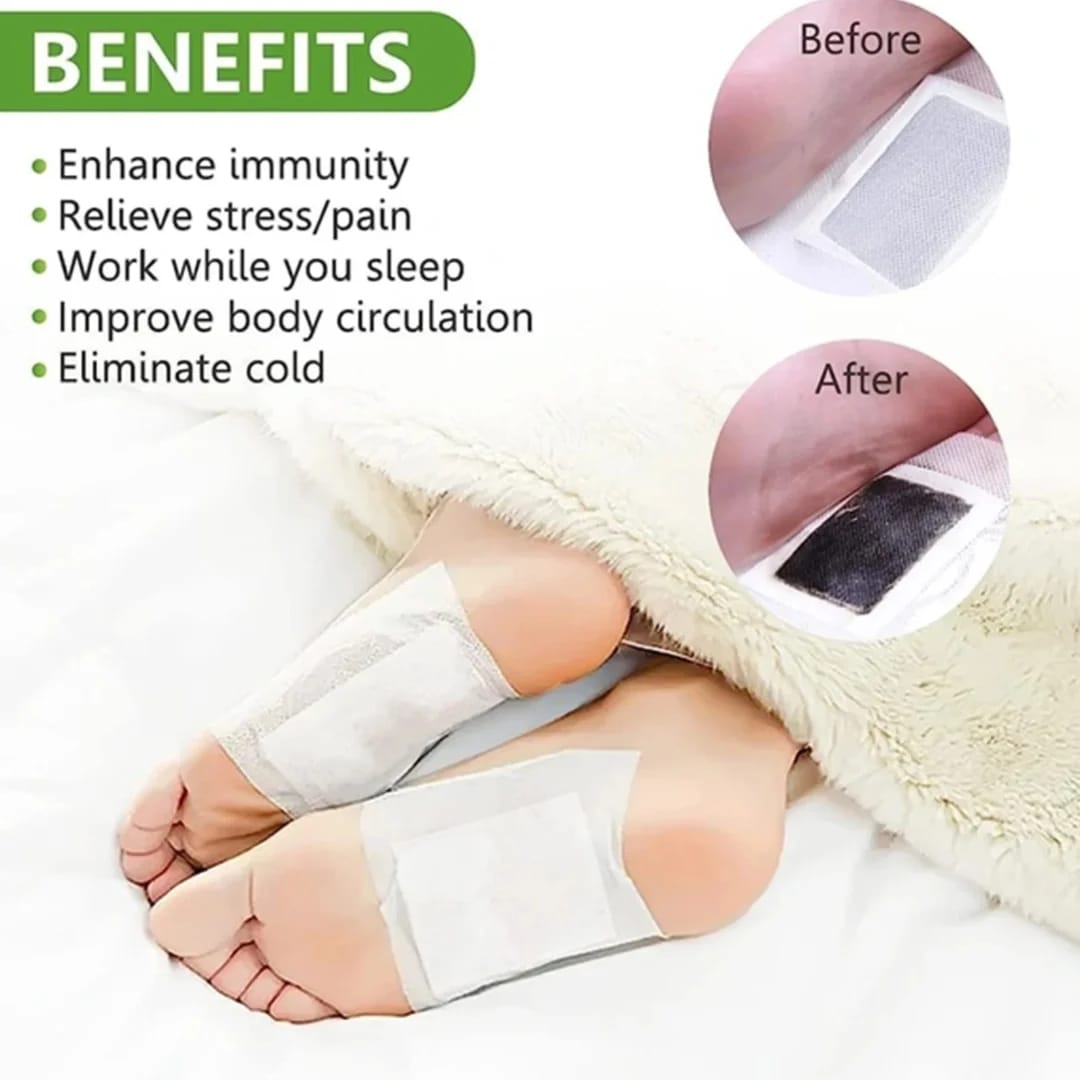 Detox Foot Patches with Natural herbal ingredients (Pack of 5)