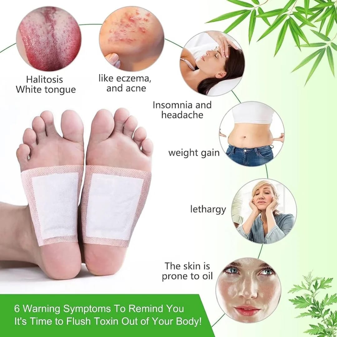 Detox Foot Patches with Natural herbal ingredients (Pack of 5)